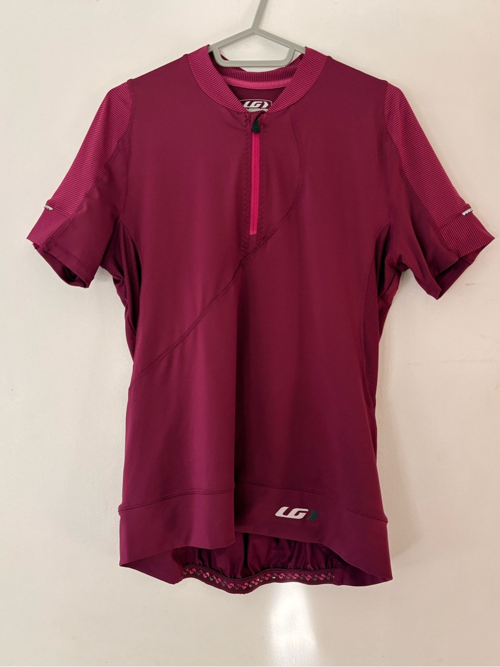 Women's Short Sleeve Cycling Jersey - Purple/Magenta Louis Garneau M/L